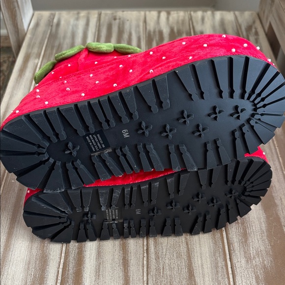 Dolls Kill Strawberry Shortcake Plush Boots - Picture 3 of 4